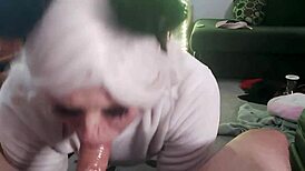 he keeps cumming in my throat repeatedly