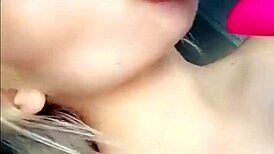 Blonde Teen Teases with Rose Vibrator in Solo Play Session