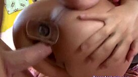 Watch this teen suck dick while her ass gets plugged?