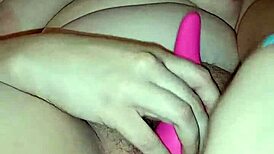 The sexy milf indulges in solo masturbation until she creams herself