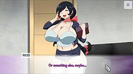 Innocent elf emilia from re-zero tries big cock in first time couch casting