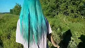 Obedient Asian Slave Blows Old Master by the River!