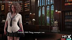 nadia gets her face fucked hard in anime style