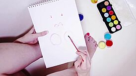 This training video focuses on Hairstylist and Hairy MILFs feet and toenails