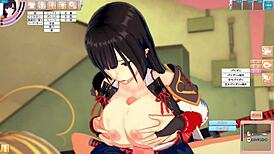 Big Tits Sakura Gets Intense Massage And Handjob In Anime 3D Hentai