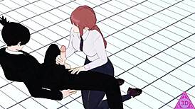 Koikatsu makima aki hayakawa hentai videos feature pov blowjob handjob hardcore petite sex cumshot gameplay uncensored thereal3dstories 1 6