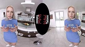 virtual taboo unfolds with a wild blonde pov