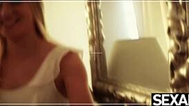 intriguing scene of two hot lesbian beauties licking pussy voraciously