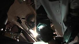 RubberNurse Agnes Dominates in Heavy Gasmask Gear for Extreme Colon Play!