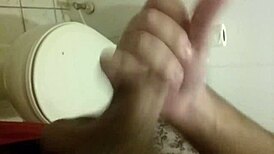 watch me stroke this big monster cock?