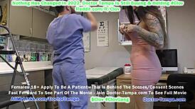 Latina Stefania Mafra boldly taken by strangers in Tampa hospital for intense sexual pleasures.