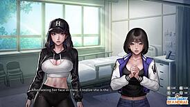 Ran performs striptease revealing shaved pussy at festival party