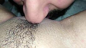 I can't believe the orgasms this hot young guy gives with so much cum, no drops here, it's cum like crazy. He fucks her pussy and ass hard.