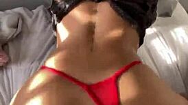 Latina babe with big ass bent over for doggystyle on first Tinder date. Homemade video of couple's passionate encounter.