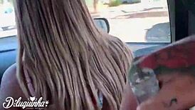 Rabuda Wanessa Boyer Gets Naughty in Uber Ride