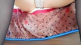 asian goddess masusu shows off her beautiful breasts in high heels and black stockings for homemade fucking