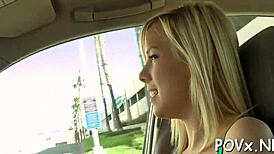 teenie with bushy hole earns messy cumshots after wild pounding