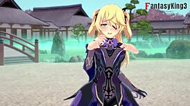 Discover Fischl's intense POV fucking in Genshin Impact anime style