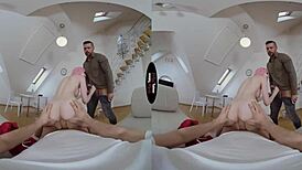 Virtual TABOO anime cosplay with DOUBLE BLOWJOB and HANDJOB