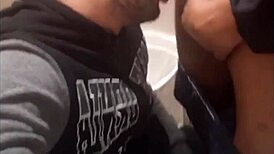 Feeling The Rush Of Orgasm During Bareback Assfucking In Outdoor Metro Bathroom Orgy