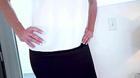 sofie marie skinny sexy big tits milf blows big cock and swallows