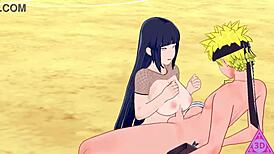 i love koikatsu naruto hinata hentai blowjob handjob cumshot