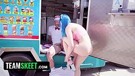 Jewelz Blu fucks for ice cream in hot day interview