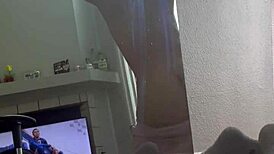 latina girl dances with big ass