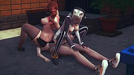 Futanari Hentai 3D Uncensored - Omura Hardsex At The Street - Japanese Asian Manga Anime Film Game Porn