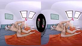 tsvirtuallovers shemale teacher fucks her student bareback in gay blowjob action