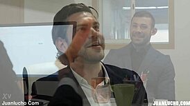 Intense handjob casting session!