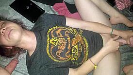 Amateur MILF Deepthroats Dildo in Homemade Blowjob and Masturbation