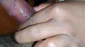 amateur girl performs deep throat and swallows everything