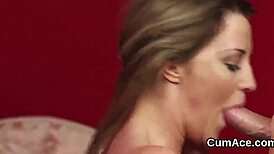 Horny Looker Receives Cum Load On Face While Gulping Jism