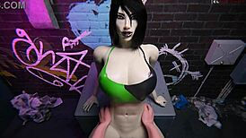 Shego Fucks Kim Possible In Cartoon Porn