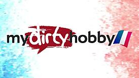 helena karel, the french beurette milf, gets assfucked and anal in the hotel room by amateurs.