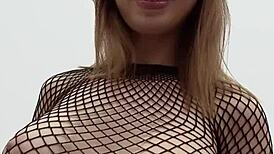 Ukrainian Beauty Overwhelmed by Multiple Loads in Intense Bukkake Session