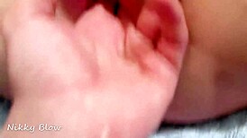 Kacey Kox enjoys double penetration interracial anal.