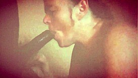 Milf gives an amazing blowjob! Wow, what a treat.