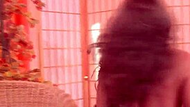 hot blonde milf relaxing alone at home