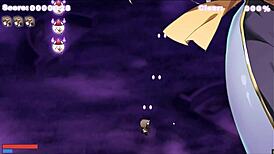 Succubus-Chan Milks Cowgirl's Huge Tits In Hentai Game