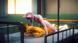 I watched mew the cat and gepard in kinky furry sex, it was so hot