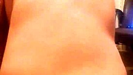 watch this redhead milf ride in reverse cowgirl pov orgasm