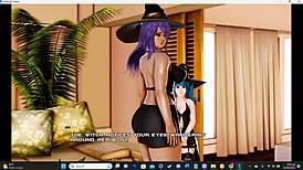 Femdome blowjob and kissing