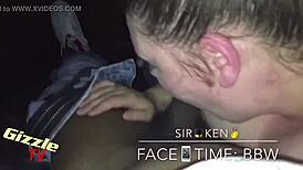 Oh, That White BBW's Sloppy Blowjob is Intense!