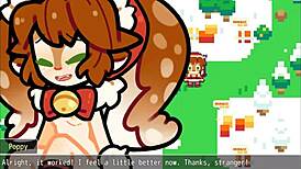 Christmas Hentai Game Poppy Covered In Snow