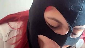 niece deepthroats big cock and swallows cum like submissive bitch