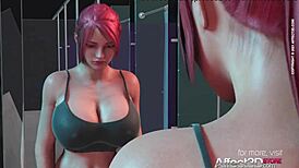 velna rohella returns in wild 3d futanari action scene