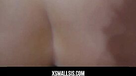 caught cute stepsister gia paige masturbating feels so taboo and exciting