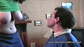 homemade group sex with busty amateur and two men